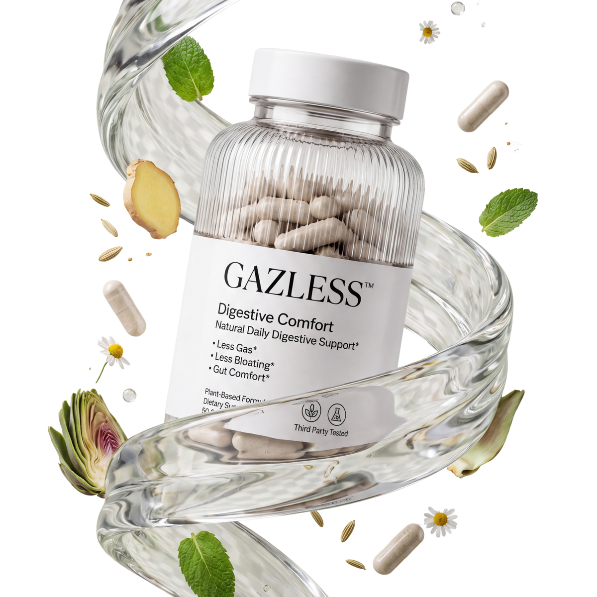GAZLESS Digestive Comfort — 30 Capsules
