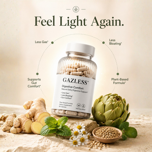 GAZLESS Digestive Comfort — 50 Capsules